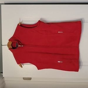 Karen Scott Sports Petite Fleece Vest - size Petite Medium - GUC